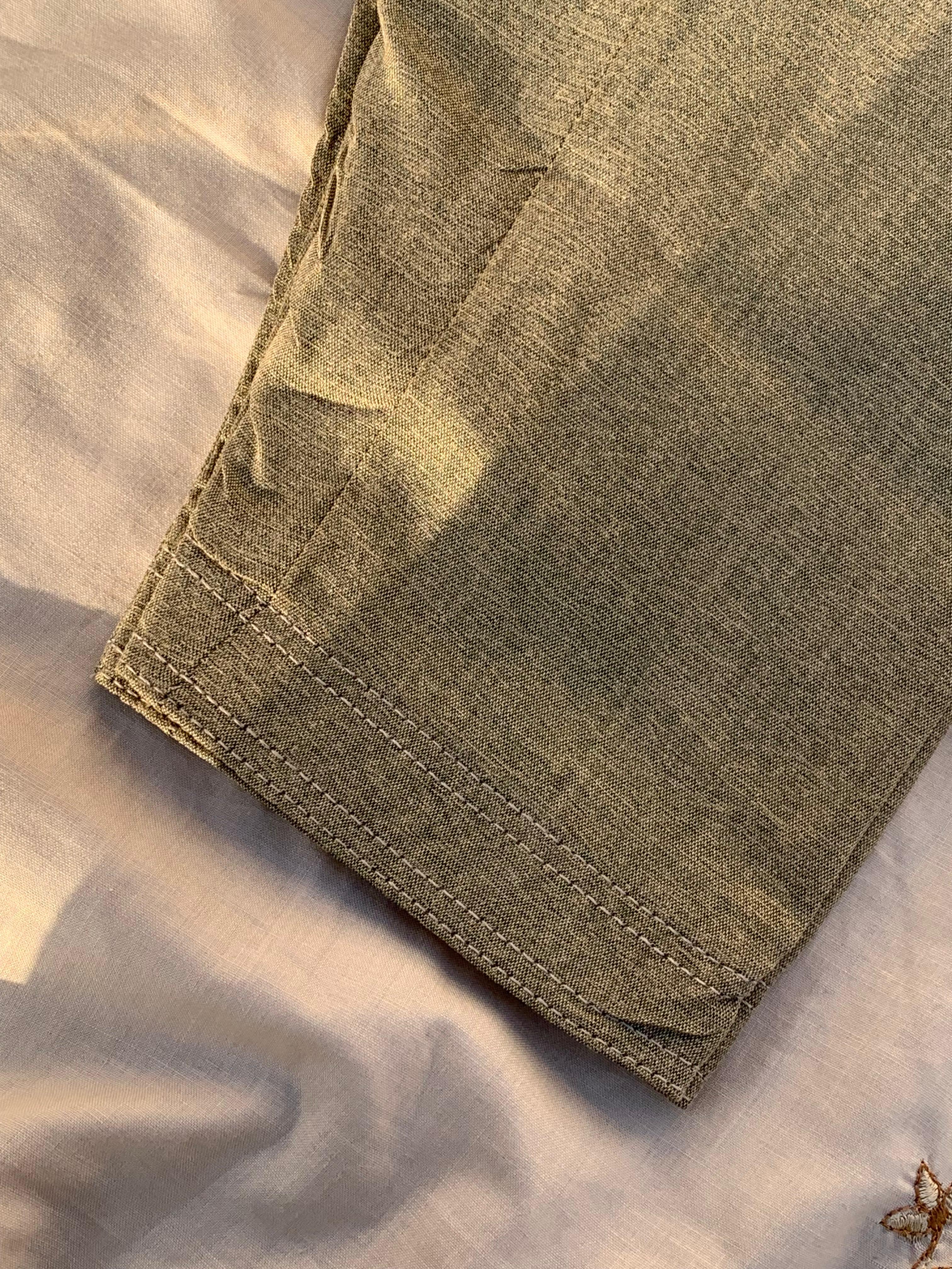 Cute-Sha | Olive Green Embroidered Shalwar Kurta Waistcoat Set | Kids 2-8 Years