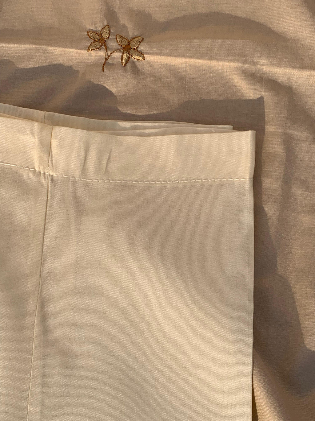 Cute-Sha | Cream Embroidered Shalwar Kurta Waistcoat Set | Kids 2-8 Years