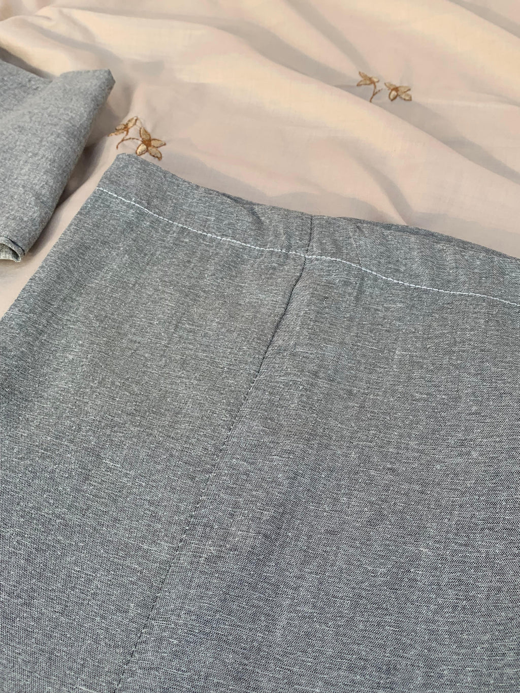Cute-Sha | Gray Embroidered Shalwar Kurta Waistcoat Set | Kids 2-8 Years